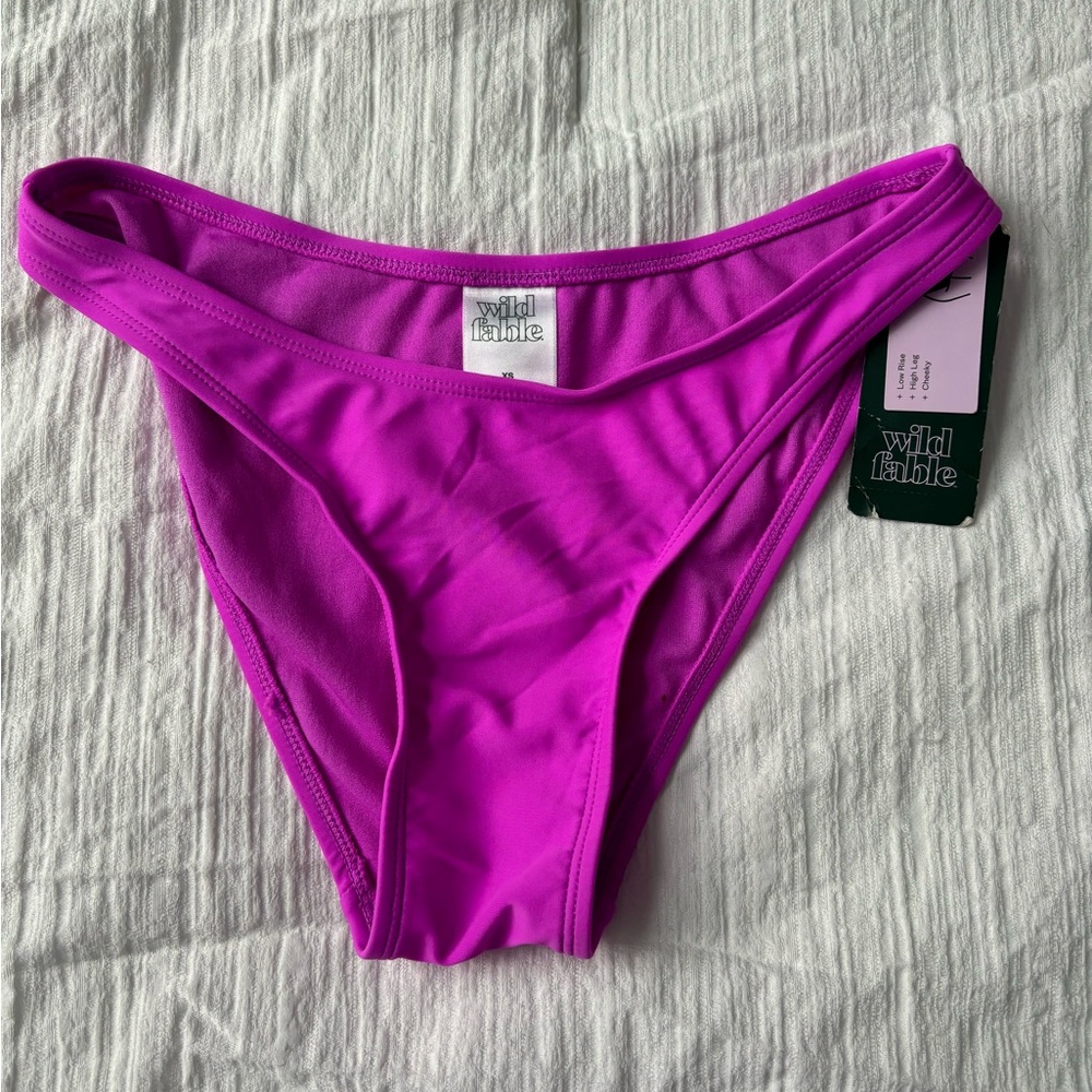 Wild Fable Women's Purple Swim Bottom